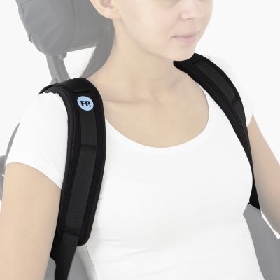 Dynamic 4-point shoulder retraction harness