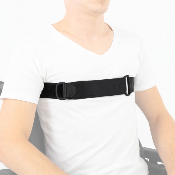 2-point chest belt with fastening support